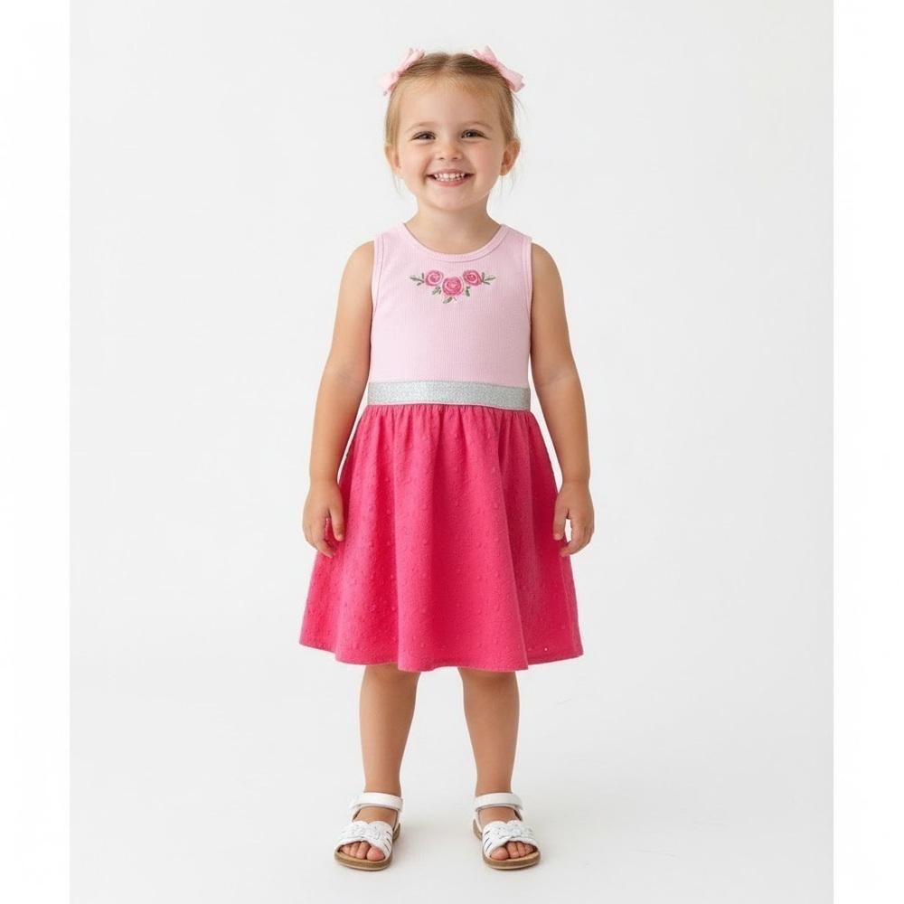 Nanette Lepore Pink Dress with Silver Detail